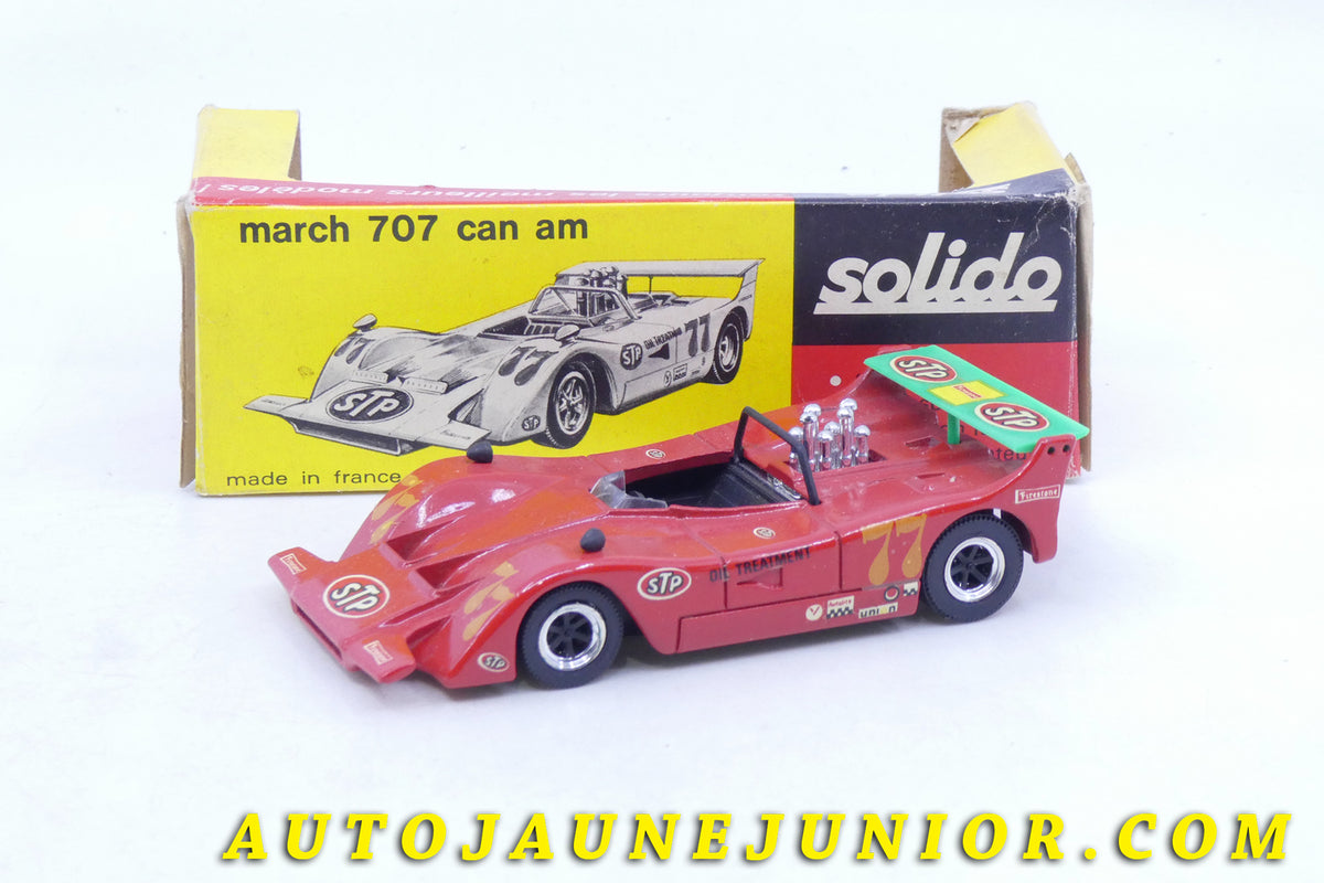 Le Solido March 707 Can Am est en vente sur Auto Jaune Junior ! Découvrez nos collections de diecast Dinky-Toys, Corgi, Corgi-Toys, Solido, Norev… AutoJaune Junior ; Retrouvez AutoJauneJunior au magasin AutoJaune Paris, ouvert en 1984 par Vincent Espinasse.
