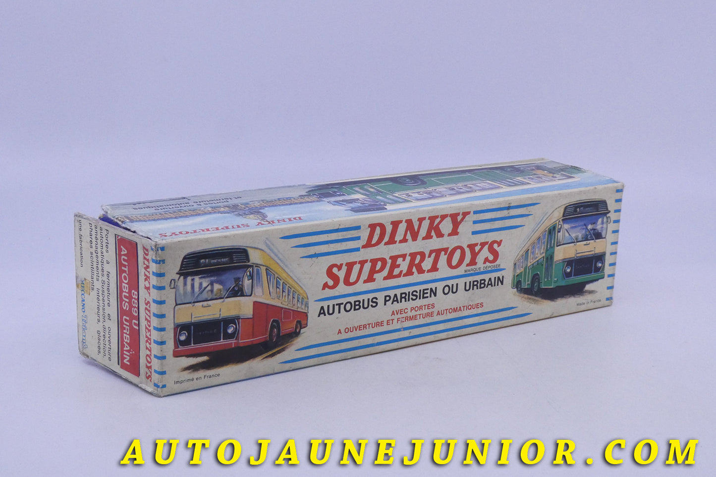 Le Dinky Toys Berliet Autobus Parisien est en vente sur Auto Jaune Junior ! Découvrez nos collections de diecast Dinky-Toys, Corgi, Corgi-Toys, Solido, Norev… AutoJaune Junior ; Retrouvez AutoJauneJunior au magasin AutoJaune Paris, ouvert en 1984 par Vincent Espinasse.