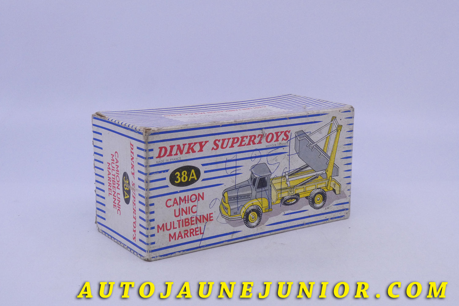 DINKY SUPERTOYS : Camion unic multibenne marrel, gris et jaune, benne DINKY SUPERTOYS : Camion unic multibenne marrel, gris et jaune, benne