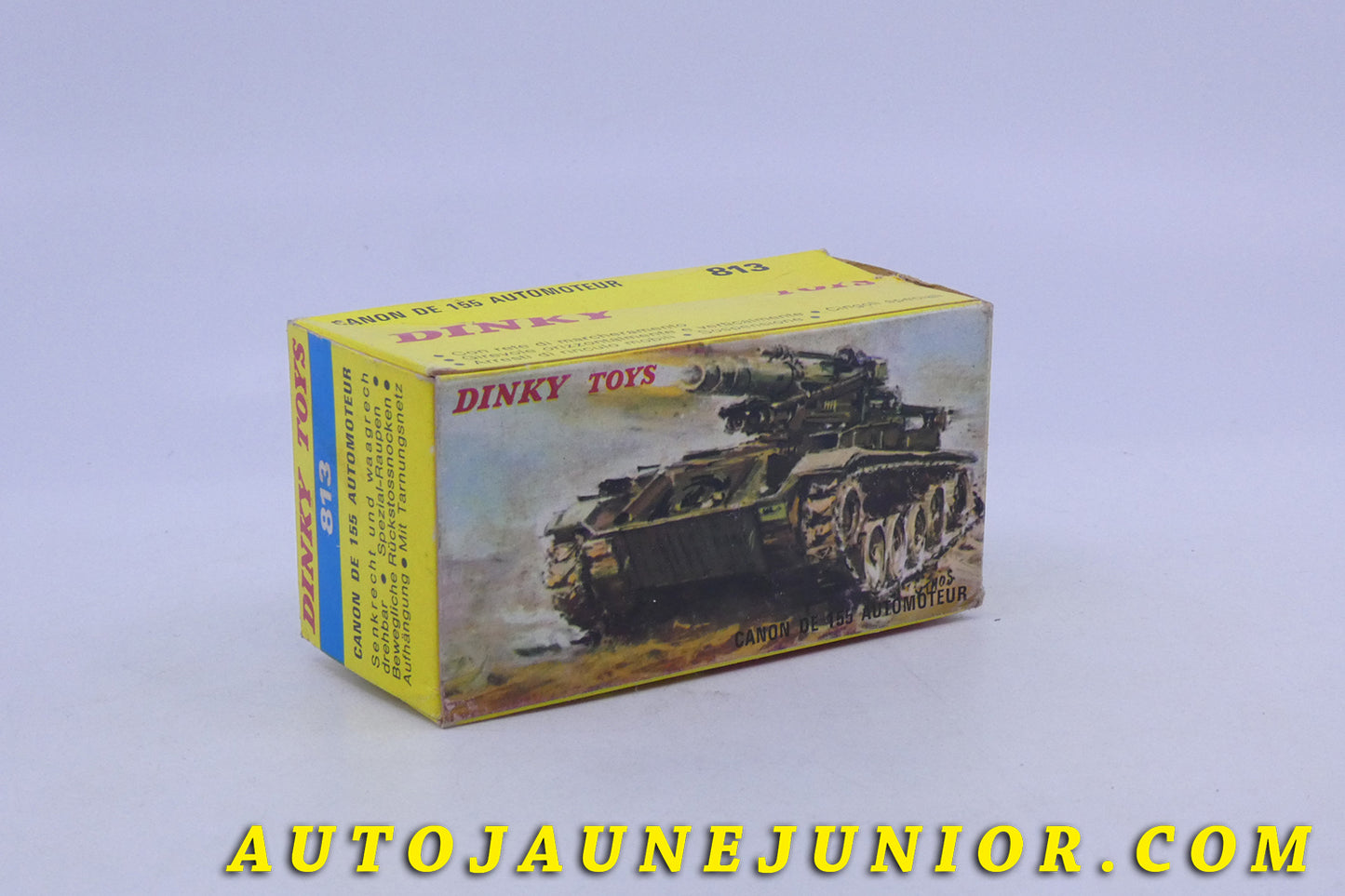 Le Dinky Toys AMX 155 Automoteur est en vente sur Auto Jaune Junior ! Découvrez nos collections de diecast Dinky-Toys, Corgi, Corgi-Toys, Solido, Norev… AutoJaune Junior ; Retrouvez AutoJauneJunior au magasin AutoJaune Paris, ouvert en 1984 par Vincent Espinasse.