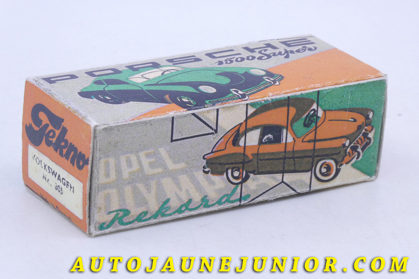 Le Tekno Porsche 1500 Super -Boite "Repro" est en vente sur Auto Jaune Junior ! Découvrez nos collections de diecast Dinky-Toys, Corgi, Corgi-Toys, Solido, Norev… AutoJaune Junior ; Retrouvez AutoJauneJunior au magasin AutoJaune Paris, ouvert en 1984 par Vincent Espinasse.