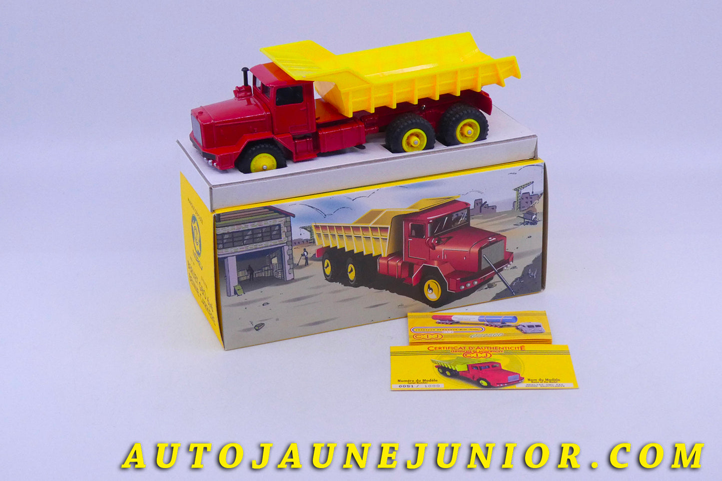 Le Atlas Berliet GBO Benne carrière 6x6 est en vente sur Auto Jaune Junior ! Découvrez nos collections de diecast Dinky-Toys, Corgi, Corgi-Toys, Solido, Norev… AutoJaune Junior ; Retrouvez AutoJauneJunior au magasin AutoJaune Paris, ouvert en 1984 par Vincent Espinasse.