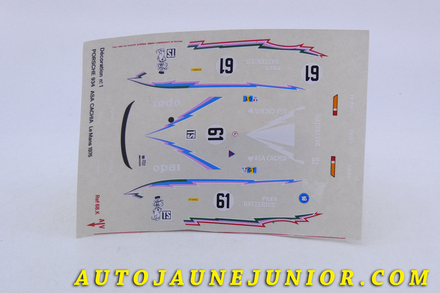 Le Objet divers Document Planche de décalques est en vente sur Auto Jaune Junior ! Découvrez nos collections de diecast Dinky-Toys, Corgi, Corgi-Toys, Solido, Norev… AutoJaune Junior ; Retrouvez AutoJauneJunior au magasin AutoJaune Paris, ouvert en 1984 par Vincent Espinasse.