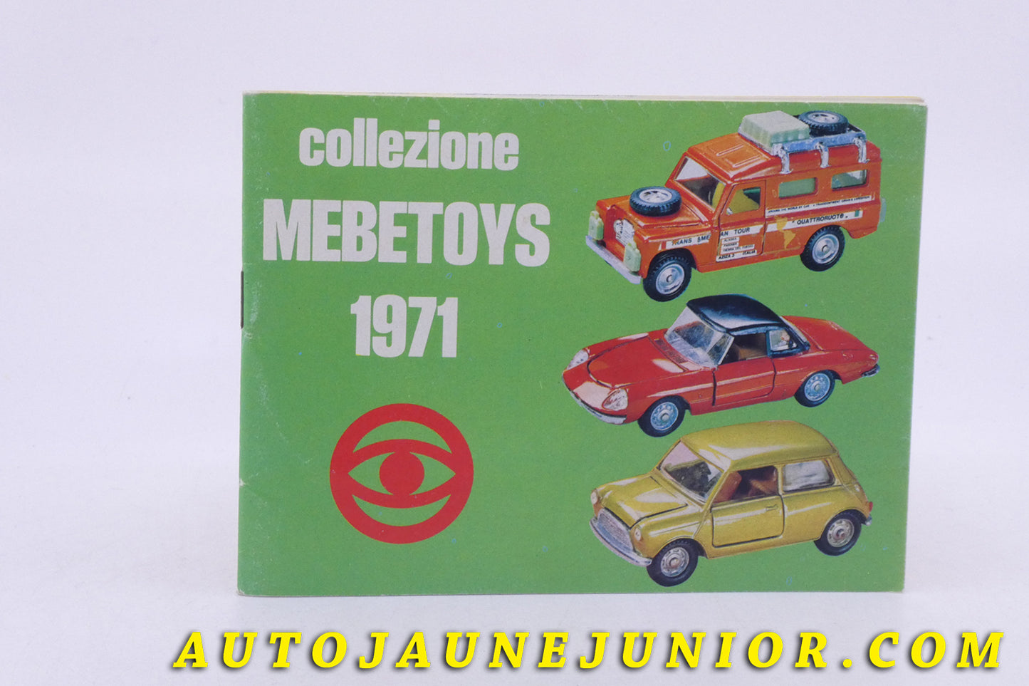 Le Mebetoys Document Catalogue 1971 est en vente sur Auto Jaune Junior ! Découvrez nos collections de diecast Dinky-Toys, Corgi, Corgi-Toys, Solido, Norev… AutoJaune Junior ; Retrouvez AutoJauneJunior au magasin AutoJaune Paris, ouvert en 1984 par Vincent Espinasse.