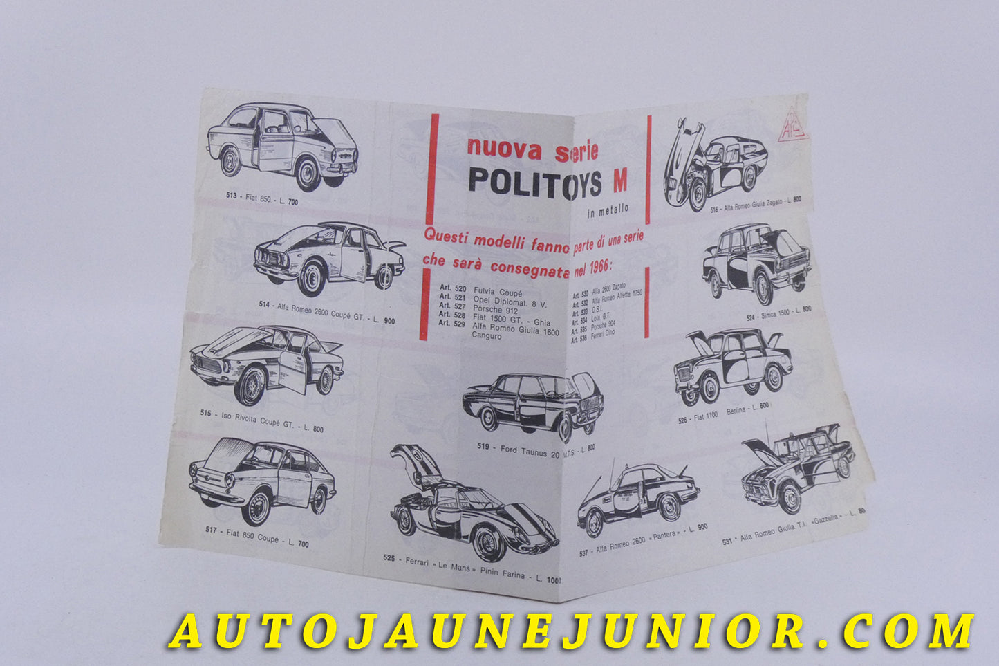 Le Autre Fabriquant Document Remplir nom du modèle est en vente sur Auto Jaune Junior ! Découvrez nos collections de diecast Dinky-Toys, Corgi, Corgi-Toys, Solido, Norev… AutoJaune Junior ; Retrouvez AutoJauneJunior au magasin AutoJaune Paris, ouvert en 1984 par Vincent Espinasse.