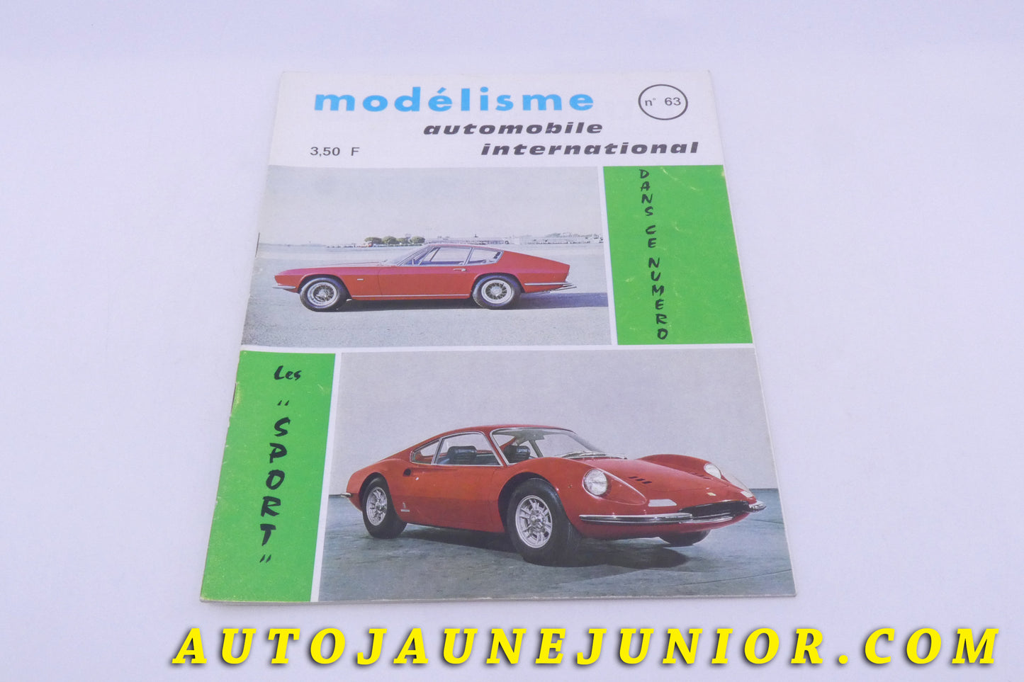 Le Magazine Modélisme Modélisme Numéro 63 est en vente sur Auto Jaune Junior ! Découvrez nos collections de diecast Dinky-Toys, Corgi, Corgi-Toys, Solido, Norev… AutoJaune Junior ; Retrouvez AutoJauneJunior au magasin AutoJaune Paris, ouvert en 1984 par Vincent Espinasse.