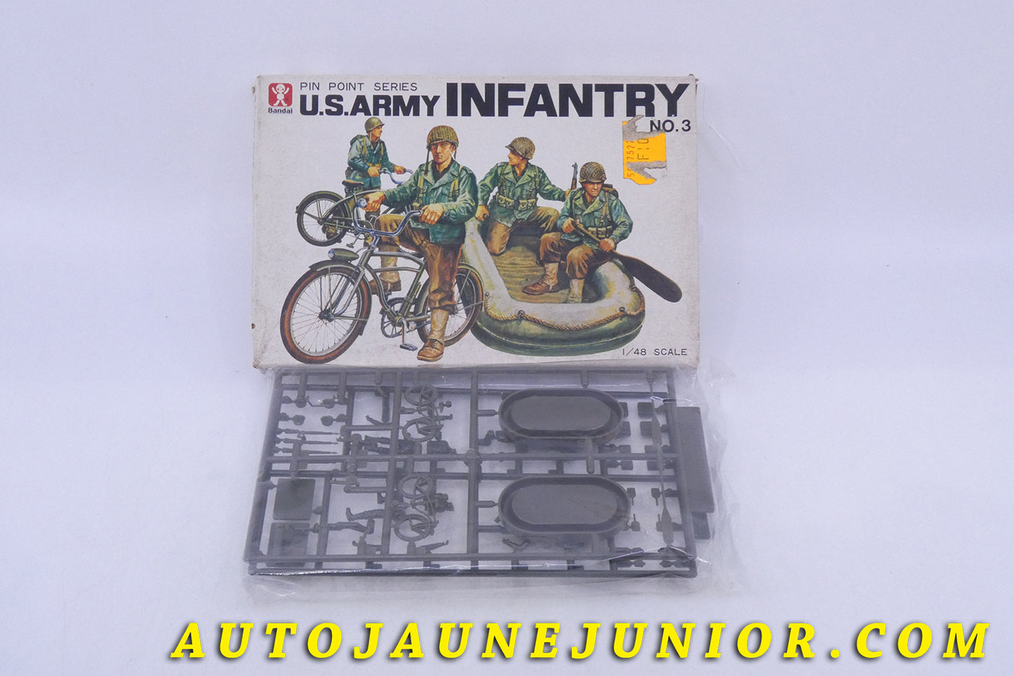 Le Bandai Soldats Figurines Infanteries est en vente sur Auto Jaune Junior ! Découvrez nos collections de diecast Dinky-Toys, Corgi, Corgi-Toys, Solido, Norev… AutoJaune Junior ; Retrouvez AutoJauneJunior au magasin AutoJaune Paris, ouvert en 1984 par Vincent Espinasse.
