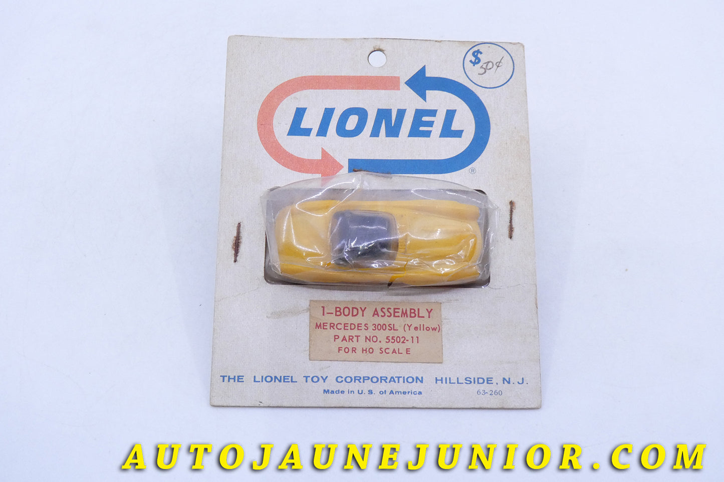 Le Lionel Mercedes 300SL est en vente sur Auto Jaune Junior ! Découvrez nos collections de diecast Dinky-Toys, Corgi, Corgi-Toys, Solido, Norev… AutoJaune Junior ; Retrouvez AutoJauneJunior au magasin AutoJaune Paris, ouvert en 1984 par Vincent Espinasse.