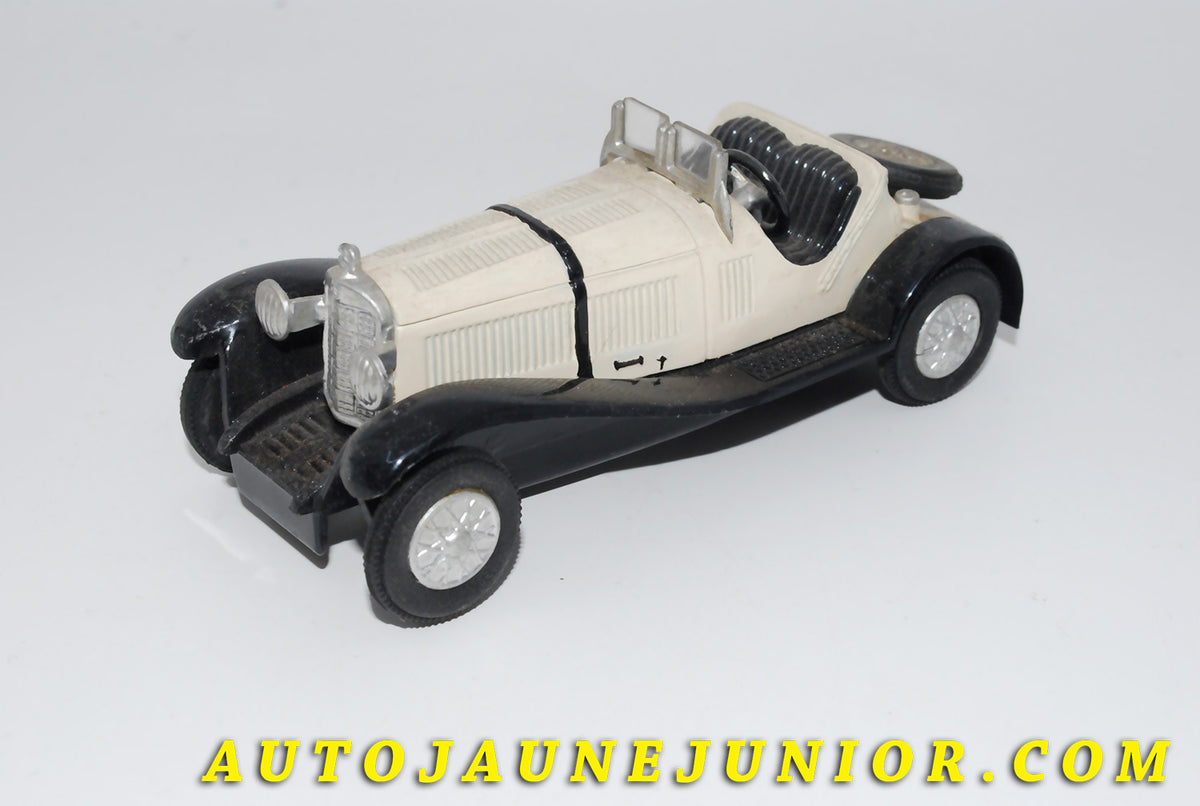 Le #3471 - Miniflex - Mercedes - SSK 1928 est en vente sur Auto Jaune Junior ! Découvrez nos collections de diecast Dinky-Toys, Corgi, Corgi-Toys, Solido, Norev… Découvrez notre magasin physique , AutoJaune Paris, ouvert en 1984 par Vincent Espinasse. 41 rue Cavendish, 75019 Paris. Tel : 01 42 40 61 23. Ouvert les mardi et vendredi de 13h à 19h.