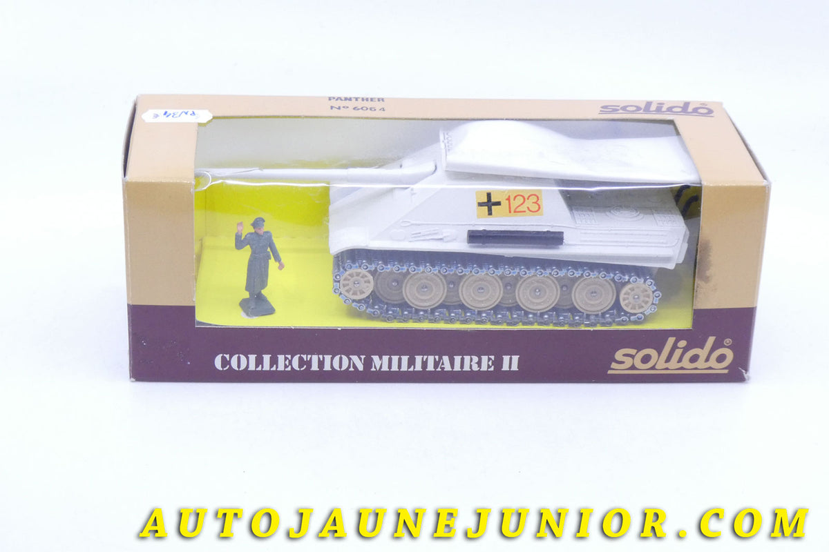 Le #3502 - Solido - Char - Jagdpanther Neige est en vente sur Auto Jaune Junior ! Découvrez nos collections de diecast Dinky-Toys, Corgi, Corgi-Toys, Solido, Norev… Découvrez notre magasin physique , AutoJaune Paris, ouvert en 1984 par Vincent Espinasse. 41 rue Cavendish, 75019 Paris. Tel : 01 42 40 61 23. Ouvert les mardi et vendredi de 13h à 19h.