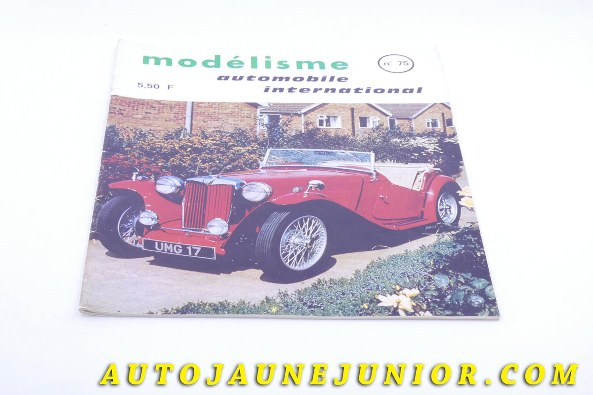 Le Objet divers Magazine Modélisme #75 est en vente sur Auto Jaune Junior ! Découvrez nos collections de diecast Dinky-Toys, Corgi, Corgi-Toys, Solido, Norev… AutoJaune Junior ; Retrouvez AutoJauneJunior au magasin AutoJaune Paris, ouvert en 1984 par Vincent Espinasse.