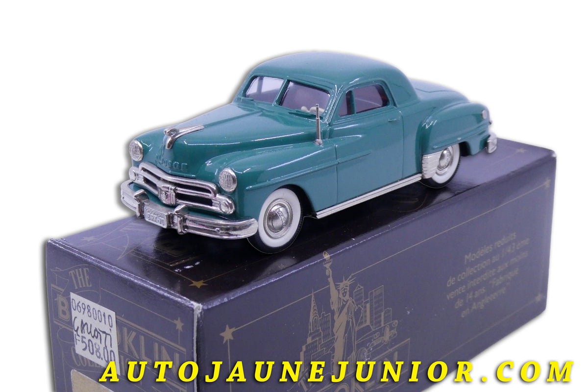 Le Brooklin Chrysler Dodge WayFarer 1950 #70 est en vente sur Auto Jaune Junior ! Découvrez nos collections de diecast Dinky-Toys, Corgi, Corgi-Toys, Solido, Norev… AutoJaune Junior ; Retrouvez AutoJauneJunior au magasin AutoJaune Paris, ouvert en 1984 par Vincent Espinasse.