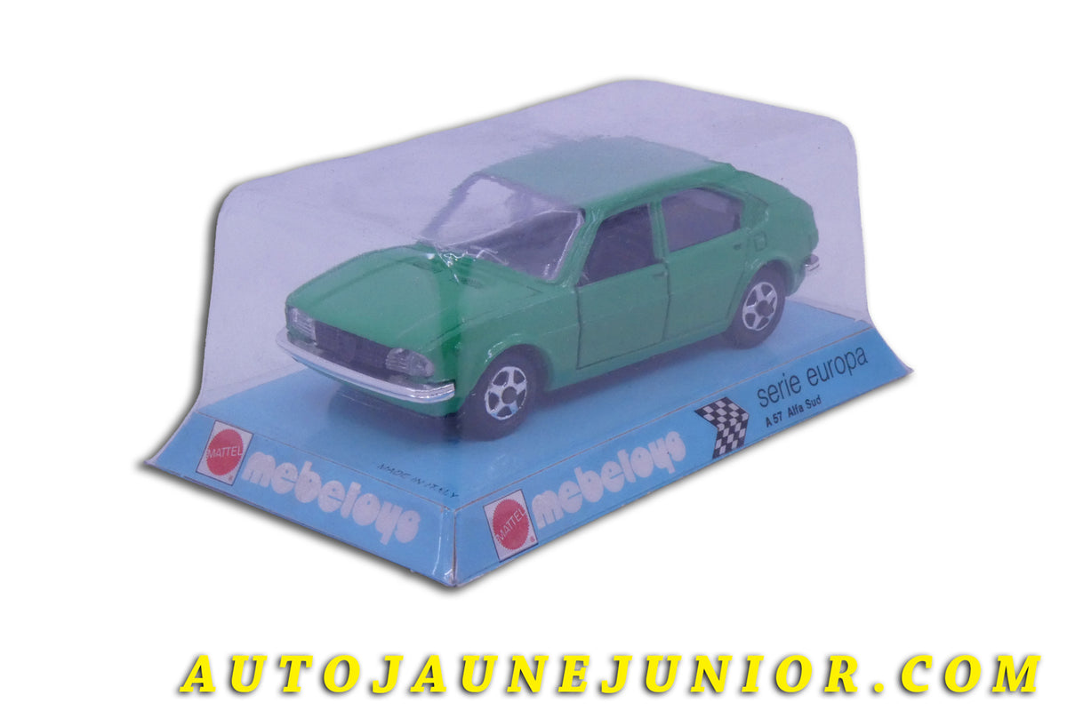Le Mebetoys Alfa Roméo Alfa Sud est en vente sur Auto Jaune Junior ! Découvrez nos collections de diecast Dinky-Toys, Corgi, Corgi-Toys, Solido, Norev… AutoJaune Junior ; Retrouvez AutoJauneJunior au magasin AutoJaune Paris, ouvert en 1984 par Vincent Espinasse.