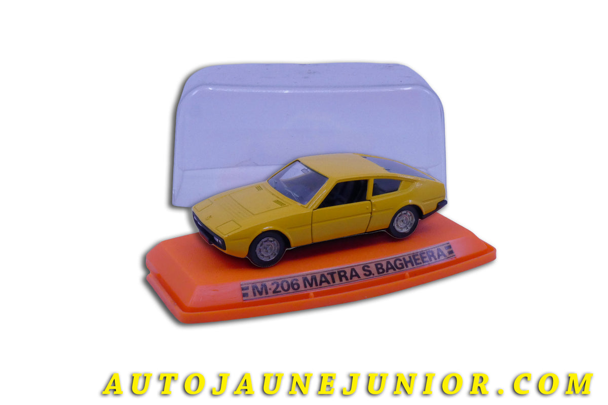 Le Pilen Matra Bagheera est en vente sur Auto Jaune Junior ! Découvrez nos collections de diecast Dinky-Toys, Corgi, Corgi-Toys, Solido, Norev… AutoJaune Junior ; Retrouvez AutoJauneJunior au magasin AutoJaune Paris, ouvert en 1984 par Vincent Espinasse.