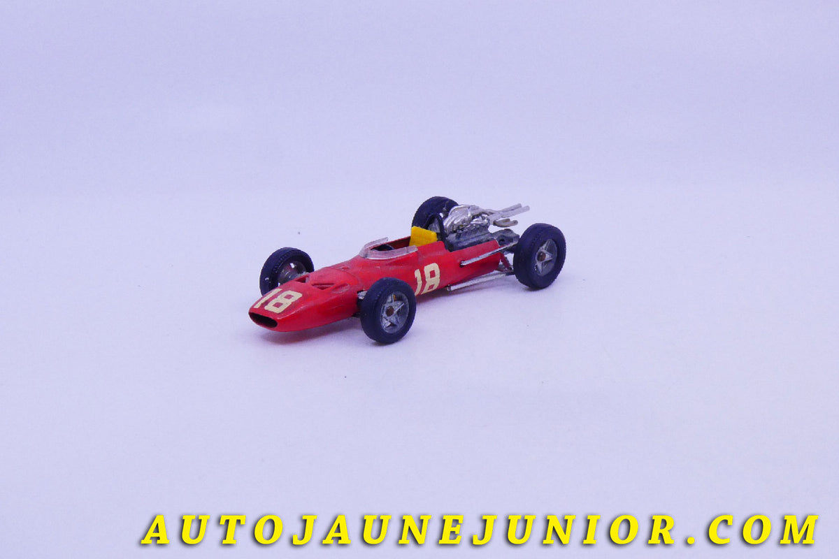 Le #5441 - Solido - Ferrari - 312 F1 GP France 1968 est en vente sur Auto Jaune Junior ! Découvrez nos collections de diecast Dinky-Toys, Corgi, Corgi-Toys, Solido, Norev… Découvrez notre magasin physique , AutoJaune Paris, ouvert en 1984 par Vincent Espinasse. 41 rue Cavendish, 75019 Paris. Tel : 01 42 40 61 23. Ouvert les mardi et vendredi de 13h à 19h.