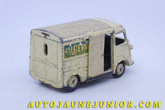 Le Dinky Toys Citroën 1200Kgs fourgon "Ch.Gervais" est en vente sur Auto Jaune Junior ! Découvrez nos collections de diecast Minialuxe, CIJ, C-I-J, JRD, J-R-D, Matchbox, Majorette… AutoJaune Junior ; AutoJauneJunior.com : LE site de partage pour les passionés de miniatures et collectionneurs de jouets anciens !