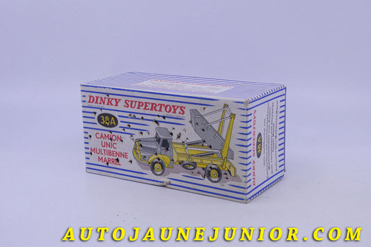 Le Dinky Toys Unic Multibenne Marrel est en vente sur Auto Jaune Junior ! Découvrez nos collections de diecast Minialuxe, CIJ, C-I-J, JRD, J-R-D,  Matchbox, Majorette… AutoJaune Junior ; AutoJauneJunior.com : LE site de partage pour les passionés de miniatures et collectionneurs de jouets anciens !