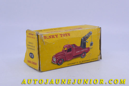 Le Dinky Toys Citroën Camionnette de dépannage U23 est en vente sur Auto Jaune Junior ! Découvrez nos collections de diecast Minialuxe, CIJ, C-I-J, JRD, J-R-D,  Matchbox, Majorette… AutoJaune Junior ; AutoJauneJunior.com : LE site de partage pour les passionés de miniatures et collectionneurs de jouets anciens !