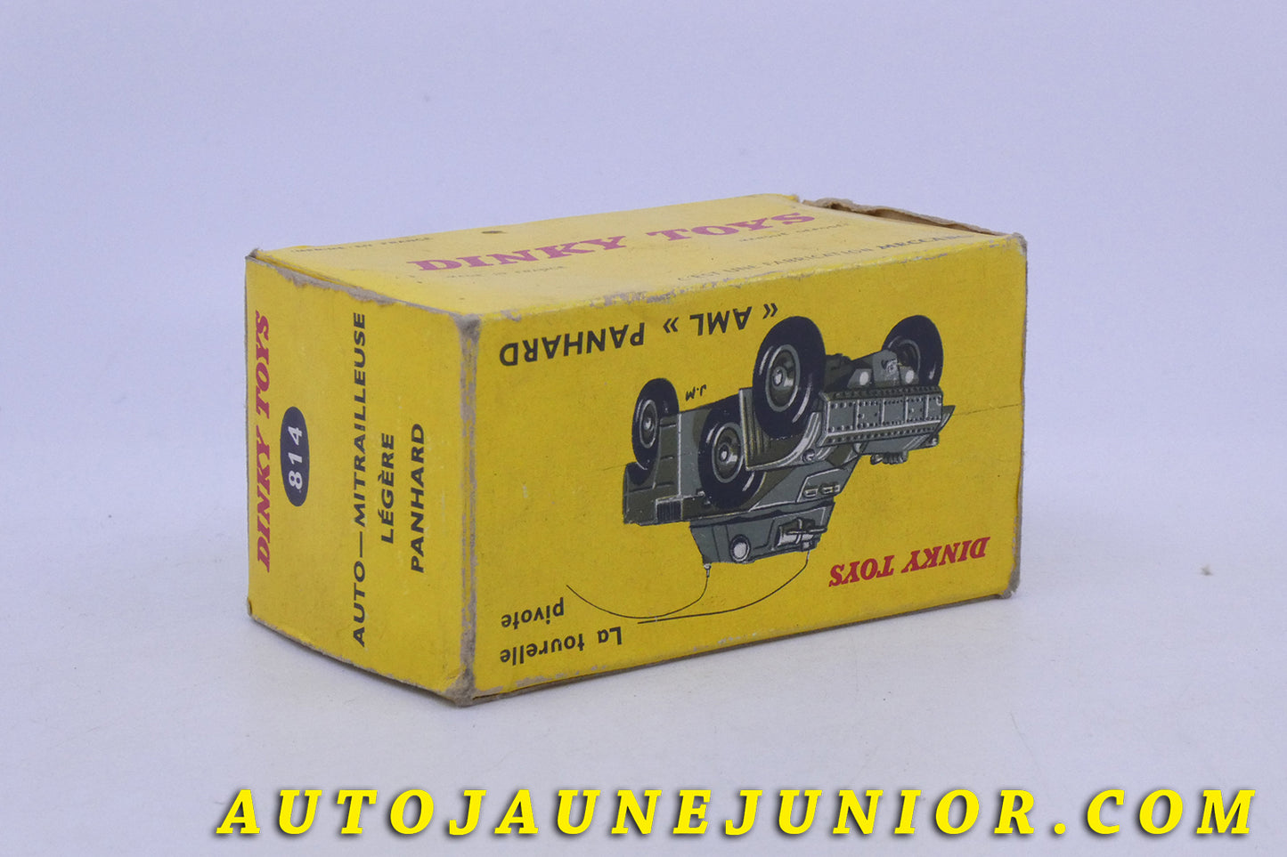 Le Dinky Toys Panhard AML Panhard est en vente sur Auto Jaune Junior ! Découvrez nos collections de diecast Minialuxe, CIJ, C-I-J, JRD, J-R-D, Matchbox, Majorette… AutoJaune Junior ; AutoJauneJunior.com : LE site de partage pour les passionés de miniatures et collectionneurs de jouets anciens !