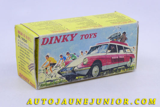 Le Dinky Toys Citroën ID19 Break RTL- Boite "repro" est en vente sur Auto Jaune Junior ! Découvrez nos collections de diecast Minialuxe, CIJ, C-I-J, JRD, J-R-D, Matchbox, Majorette… AutoJaune Junior ; AutoJauneJunior.com : LE site de partage pour les passionés de miniatures et collectionneurs de jouets anciens !