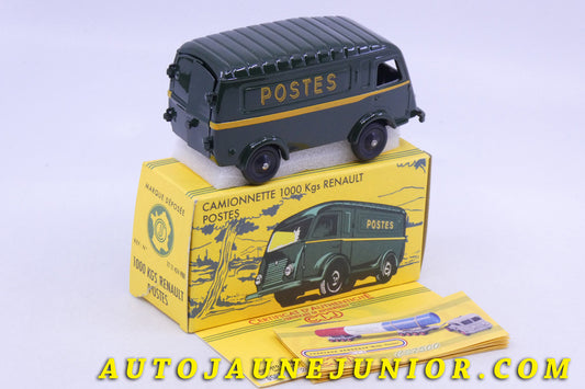 Le Atlas Renault 1000Kgs Postes est en vente sur Auto Jaune Junior ! Découvrez nos collections de diecast Minialuxe, CIJ, C-I-J, JRD, J-R-D, Matchbox, Majorette… AutoJaune Junior ; AutoJauneJunior.com : LE site de partage pour les passionés de miniatures et collectionneurs de jouets anciens !