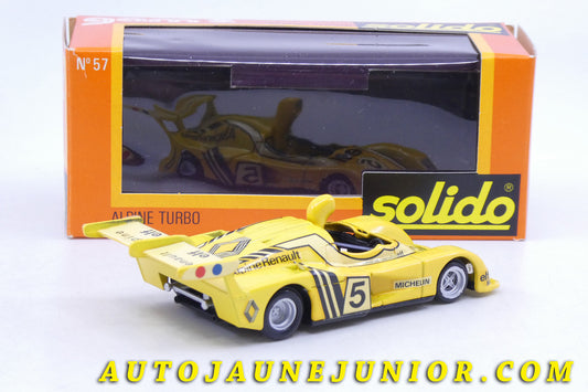 Le Solido Alpine A441 turbo Mugello 1975 est en vente sur Auto Jaune Junior ! Découvrez nos collections de diecast Minialuxe, CIJ, C-I-J, JRD, J-R-D, Matchbox, Majorette… AutoJaune Junior ; AutoJauneJunior.com : LE site de partage pour les passionés de miniatures et collectionneurs de jouets anciens !