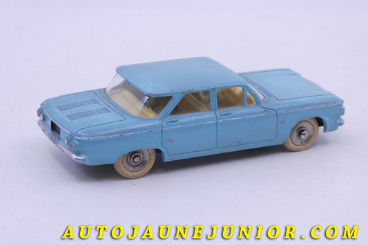 Le Dinky Toys Chevrolet Corvair est en vente sur Auto Jaune Junior ! Découvrez nos collections de diecast Minialuxe, CIJ, C-I-J, JRD, J-R-D, Matchbox, Majorette… AutoJaune Junior ; AutoJauneJunior.com : LE site de partage pour les passionés de miniatures et collectionneurs de jouets anciens !