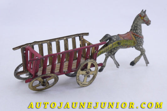 Le Germany Attelage Cheval et charrette est en vente sur Auto Jaune Junior ! Découvrez nos collections de diecast Minialuxe, CIJ, C-I-J, JRD, J-R-D, Matchbox, Majorette… AutoJaune Junior ; AutoJauneJunior.com : LE site de partage pour les passionés de miniatures et collectionneurs de jouets anciens !