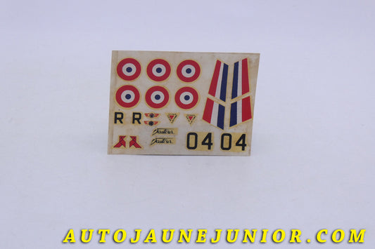Le Objet divers Document Planche de décalques est en vente sur Auto Jaune Junior ! Découvrez nos collections de diecast Minialuxe, CIJ, C-I-J, JRD, J-R-D, Matchbox, Majorette… AutoJaune Junior ; AutoJauneJunior.com : LE site de partage pour les passionés de miniatures et collectionneurs de jouets anciens !