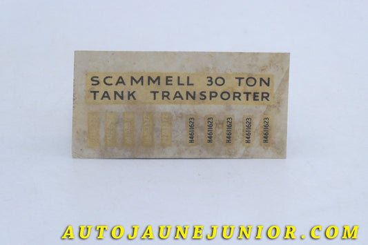 Le Objet divers Document Planche de décalques est en vente sur Auto Jaune Junior ! Découvrez nos collections de diecast Minialuxe, CIJ, C-I-J, JRD, J-R-D, Matchbox, Majorette… AutoJaune Junior ; AutoJauneJunior.com : LE site de partage pour les passionés de miniatures et collectionneurs de jouets anciens !