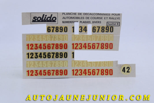 Le Objet divers Document Planche de décalques est en vente sur Auto Jaune Junior ! Découvrez nos collections de diecast Minialuxe, CIJ, C-I-J, JRD, J-R-D, Matchbox, Majorette… AutoJaune Junior ; AutoJauneJunior.com : LE site de partage pour les passionés de miniatures et collectionneurs de jouets anciens !