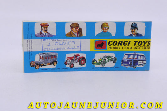 Le Corgi Toys Document Catalogue Long est en vente sur Auto Jaune Junior ! Découvrez nos collections de diecast Minialuxe, CIJ, C-I-J, JRD, J-R-D, Matchbox, Majorette… AutoJaune Junior ; AutoJauneJunior.com : LE site de partage pour les passionés de miniatures et collectionneurs de jouets anciens !