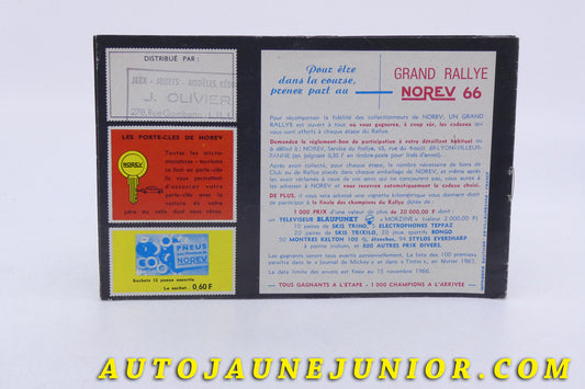 Le Norev Document Catalogue 1966 est en vente sur Auto Jaune Junior ! Découvrez nos collections de diecast Minialuxe, CIJ, C-I-J, JRD, J-R-D, Matchbox, Majorette… AutoJaune Junior ; AutoJauneJunior.com : LE site de partage pour les passionés de miniatures et collectionneurs de jouets anciens !