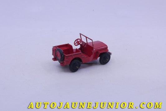 Le Dinky Toys Willys Jeep civil est en vente sur Auto Jaune Junior ! Découvrez nos collections de diecast Minialuxe, CIJ, C-I-J, JRD, J-R-D, Matchbox, Majorette… AutoJaune Junior ; AutoJauneJunior.com : LE site de partage pour les passionés de miniatures et collectionneurs de jouets anciens !
