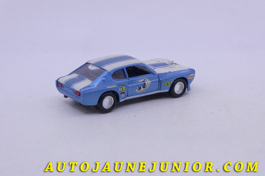 Le Solido Ford Capri 2600RV Le Mans 1973 est en vente sur Auto Jaune Junior ! Découvrez nos collections de diecast Minialuxe, CIJ, C-I-J, JRD, J-R-D, Matchbox, Majorette… AutoJaune Junior ; AutoJauneJunior.com : LE site de partage pour les passionés de miniatures et collectionneurs de jouets anciens !