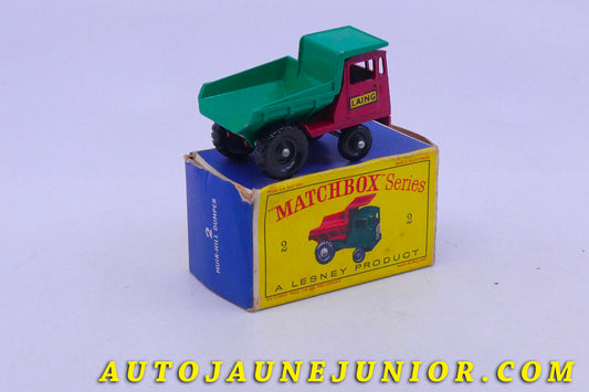 Le Matchbox Muir-Hill Benne basculante "Laing" est en vente sur Auto Jaune Junior ! Découvrez nos collections de diecast Minialuxe, CIJ, C-I-J, JRD, J-R-D, Matchbox, Majorette… AutoJaune Junior ; AutoJauneJunior.com : LE site de partage pour les passionés de miniatures et collectionneurs de jouets anciens !