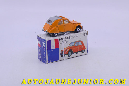 Le Tomica Citroën 2Cv  est en vente sur Auto Jaune Junior ! Découvrez nos collections de diecast Minialuxe, CIJ, C-I-J, JRD, J-R-D,  Matchbox, Majorette… AutoJaune Junior ; AutoJauneJunior.com : LE site de partage pour les passionés de miniatures et collectionneurs de jouets anciens !