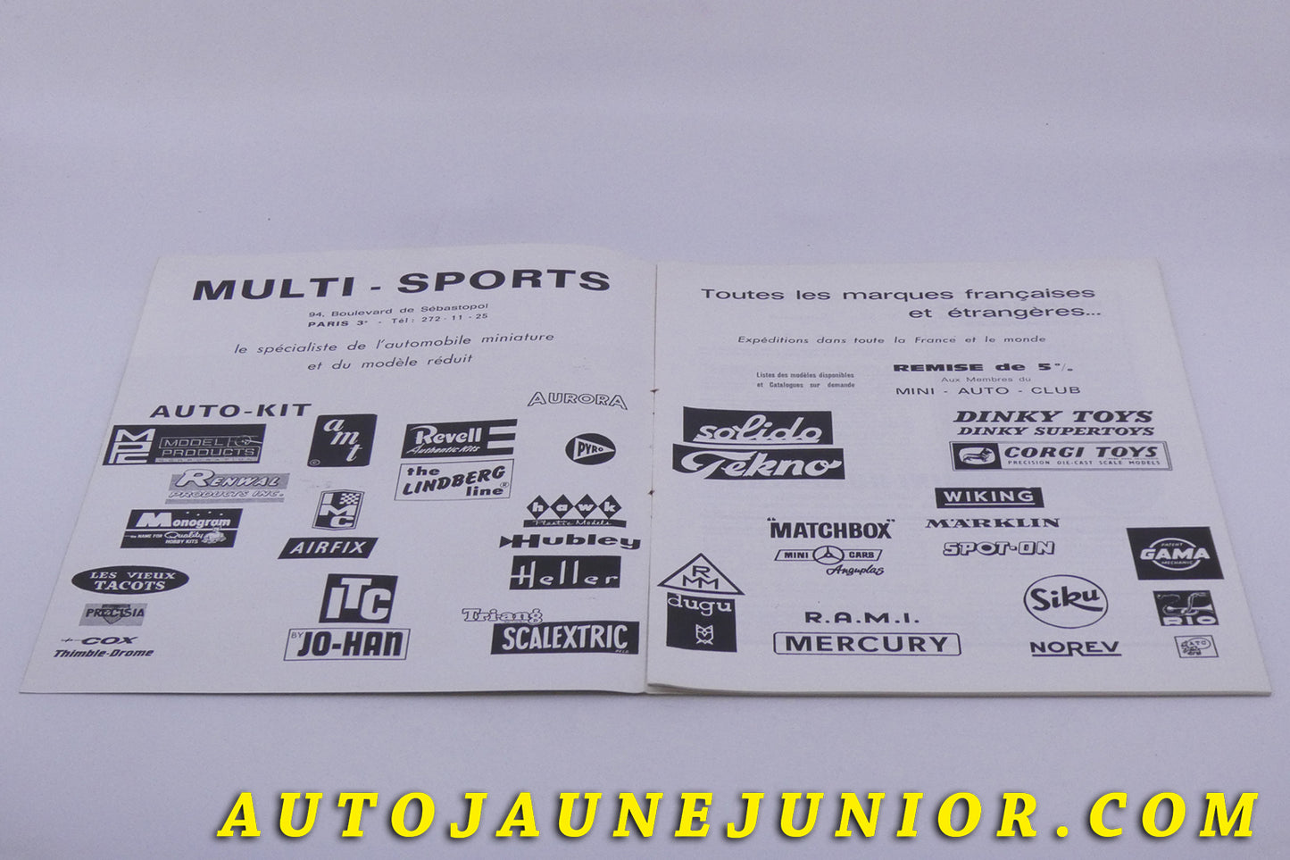 Le Magazine Mod§les réduits Modélisme est en vente sur Auto Jaune Junior ! Découvrez nos collections de diecast Minialuxe, CIJ, C-I-J, JRD, J-R-D, Matchbox, Majorette… AutoJaune Junior ; AutoJauneJunior.com : LE site de partage pour les passionés de miniatures et collectionneurs de jouets anciens !