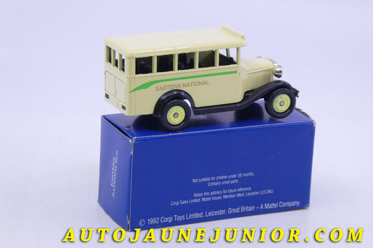 Le Corgi Toys Bedford Bus 1931 "Eastern National" est en vente sur Auto Jaune Junior ! Découvrez nos collections de diecast Minialuxe, CIJ, C-I-J, JRD, J-R-D, Matchbox, Majorette… AutoJaune Junior ; AutoJauneJunior.com : LE site de partage pour les passionés de miniatures et collectionneurs de jouets anciens !