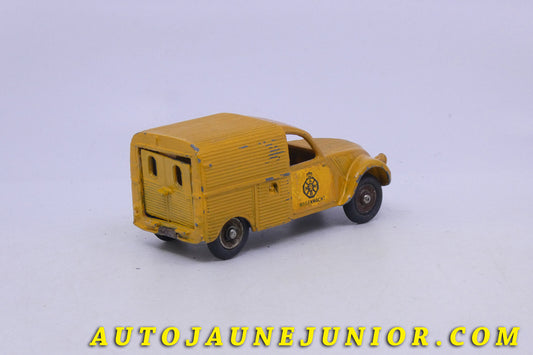 Le Dinky Toys Citroën 2Cv Fourgonette Wegenwacht est en vente sur Auto Jaune Junior ! Découvrez nos collections de diecast Minialuxe, CIJ, C-I-J, JRD, J-R-D, Matchbox, Majorette… AutoJaune Junior ; AutoJauneJunior.com : LE site de partage pour les passionés de miniatures et collectionneurs de jouets anciens !