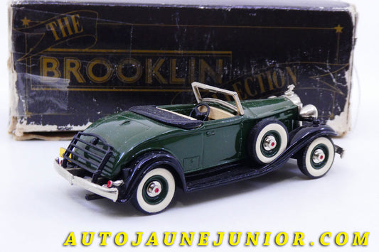 Le #2413 - Brooklin - Packard - Light 8 Convertible coupé - 1932 est en vente sur Auto Jaune Junior ! Découvrez nos collections de diecast Minialuxe, CIJ, C-I-J, JRD, J-R-D, Matchbox, Majorette… AutoJauneJunior.com : le site de vente en ligne et de partage pour les passionés de miniatures et collectionneurs de jouets anciens ! Des centaines de modèles en vente, et des nouveautés mises en ligne chaque jour à 21h00 !