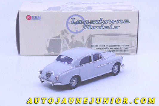 Le #2421 - Landsdown by Brooklin - Wolseley Motors - 6/90 Series I (Mist Grey) "1954 est en vente sur Auto Jaune Junior ! Découvrez nos collections de diecast Minialuxe, CIJ, C-I-J, JRD, J-R-D, Matchbox, Majorette… AutoJauneJunior.com : le site de vente en ligne et de partage pour les passionés de miniatures et collectionneurs de jouets anciens ! Des centaines de modèles en vente, et des nouveautés mises en ligne chaque jour à 21h00 !