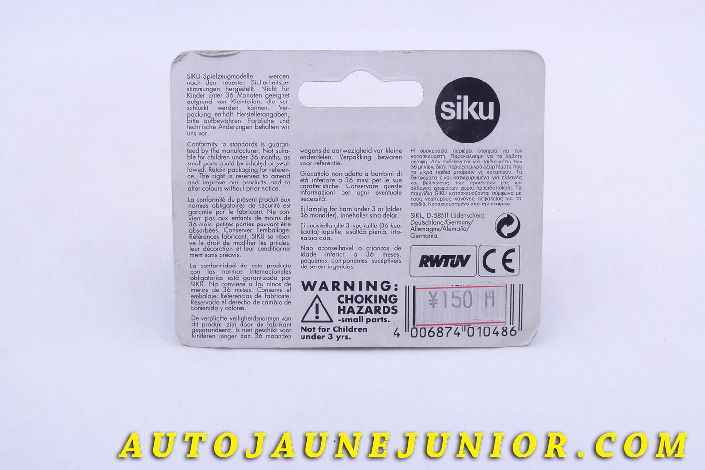 Le Siku Mercedes E 230 est en vente sur Auto Jaune Junior ! Découvrez nos collections de diecast Minialuxe, CIJ, C-I-J, JRD, J-R-D, Matchbox, Majorette… AutoJaune Junior ; AutoJauneJunior.com : LE site de partage pour les passionés de miniatures et collectionneurs de jouets anciens !