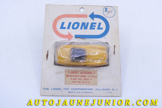 Le Lionel Mercedes 300SL est en vente sur Auto Jaune Junior ! Découvrez nos collections de diecast Minialuxe, CIJ, C-I-J, JRD, J-R-D, Matchbox, Majorette… AutoJaune Junior ; AutoJauneJunior.com : LE site de partage pour les passionés de miniatures et collectionneurs de jouets anciens !