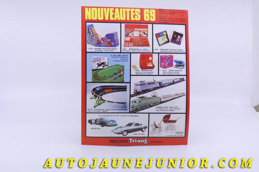#3267 - Dinky Toys - A4 publicitaire 1969 - Nouveautés 1969 -Meccano - Tri-ang