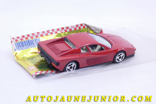 Le Burago Ferrari Testarossa est en vente sur Auto Jaune Junior ! Découvrez nos collections de diecast Minialuxe, CIJ, C-I-J, JRD, J-R-D, Matchbox, Majorette… AutoJaune Junior ; AutoJauneJunior.com : LE site de partage pour les passionés de miniatures et collectionneurs de jouets anciens !
