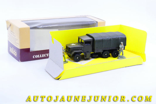 Le #3510 - Solido - GMC - 6x6 ridelles bâché militaire est en vente sur Auto Jaune Junior ! Découvrez nos collections de diecast Minialuxe, CIJ, C-I-J, JRD, J-R-D, Matchbox, Majorette… AutoJauneJunior.com : le site de vente en ligne et de partage pour les passionés de miniatures et collectionneurs de jouets anciens ! Des centaines de modèles en vente, et des nouveautés mises en ligne chaque jour à 21h00 !