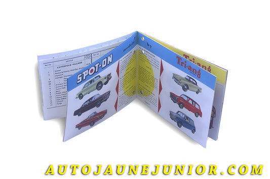 Le #3864 - Spot-On - Catalogue - Edition 1961 - 40 Pages ! est en vente sur Auto Jaune Junior ! Découvrez nos collections de diecast Minialuxe, CIJ, C-I-J, JRD, J-R-D, Matchbox, Majorette… AutoJauneJunior.com : le site de vente en ligne et de partage pour les passionés de miniatures et collectionneurs de jouets anciens ! Des centaines de modèles en vente, et des nouveautés mises en ligne chaque jour à 21h00 !