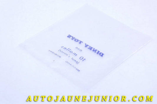 Le #3909 - Dinky Toys - Malles - Sachet vide de 10 Malles est en vente sur Auto Jaune Junior ! Découvrez nos collections de diecast Minialuxe, CIJ, C-I-J, JRD, J-R-D, Matchbox, Majorette… AutoJauneJunior.com : le site de vente en ligne et de partage pour les passionés de miniatures et collectionneurs de jouets anciens ! Des centaines de modèles en vente, et des nouveautés mises en ligne chaque jour à 21h00 !