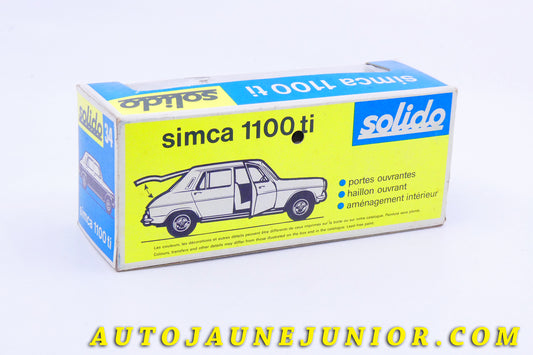 Le #3996 - Solido - Simca - Boite vide 1100 TI est en vente sur Auto Jaune Junior ! Découvrez nos collections de diecast Minialuxe, CIJ, C-I-J, JRD, J-R-D, Matchbox, Majorette… AutoJauneJunior.com : le site de vente en ligne et de partage pour les passionés de miniatures et collectionneurs de jouets anciens ! Des centaines de modèles en vente, et des nouveautés mises en ligne chaque jour à 21h00 !